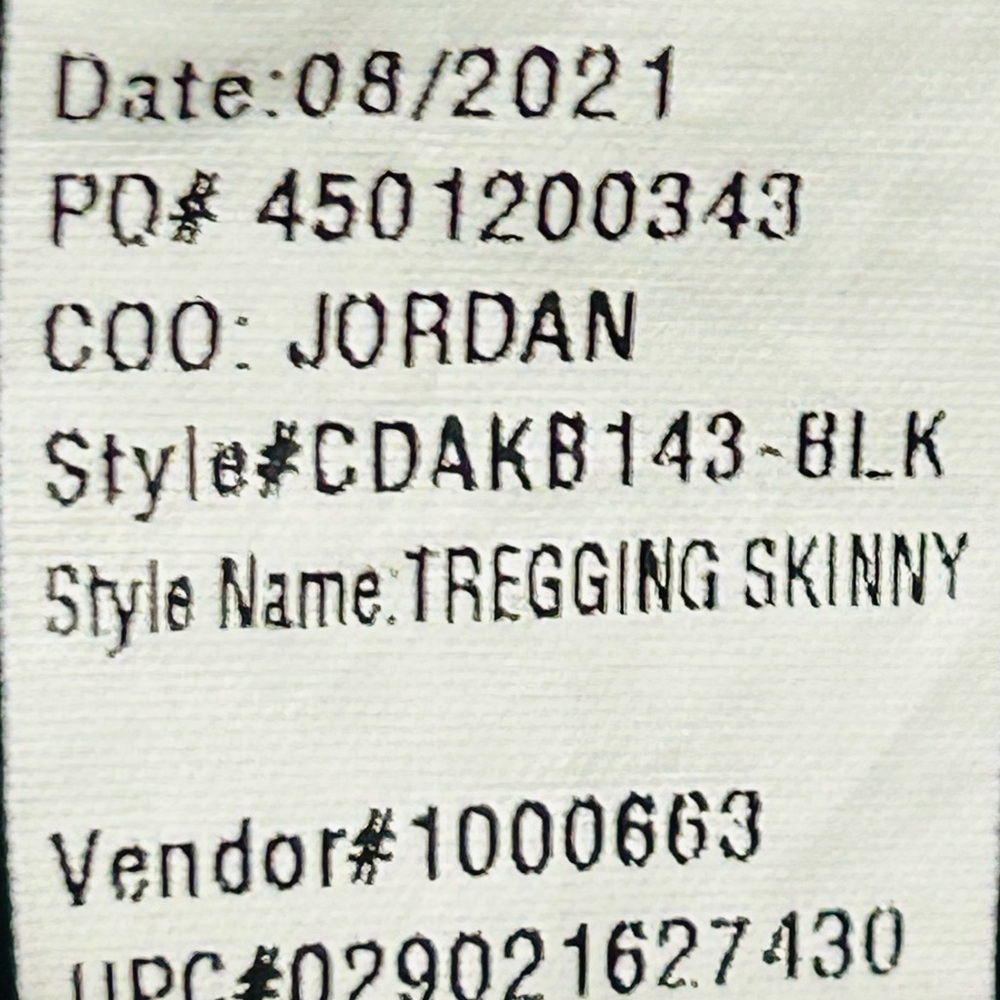 Anne Klein Black Tregging Skinny Pull‑On Pants – Size M – - Picture 11 of 12